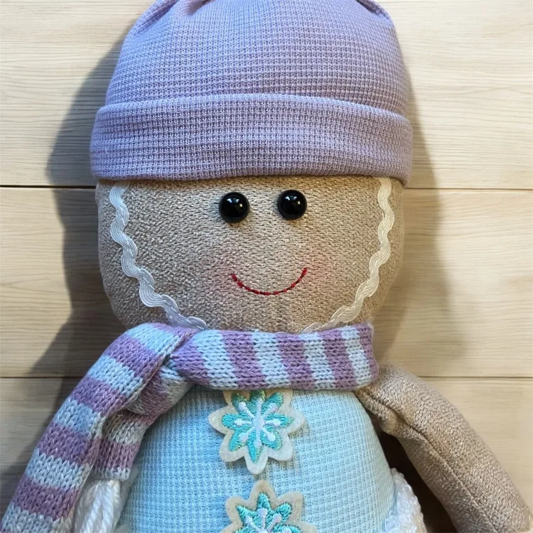 NEW Set of 2 Dangling Leg Gingerbread Girl & Boy Christmas image indicator(6)