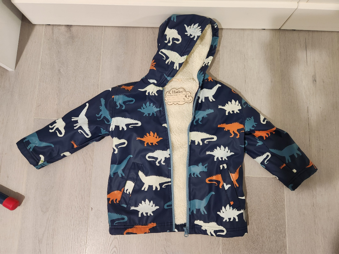 Hatley Dinosaur Rain Jacket, Size 4