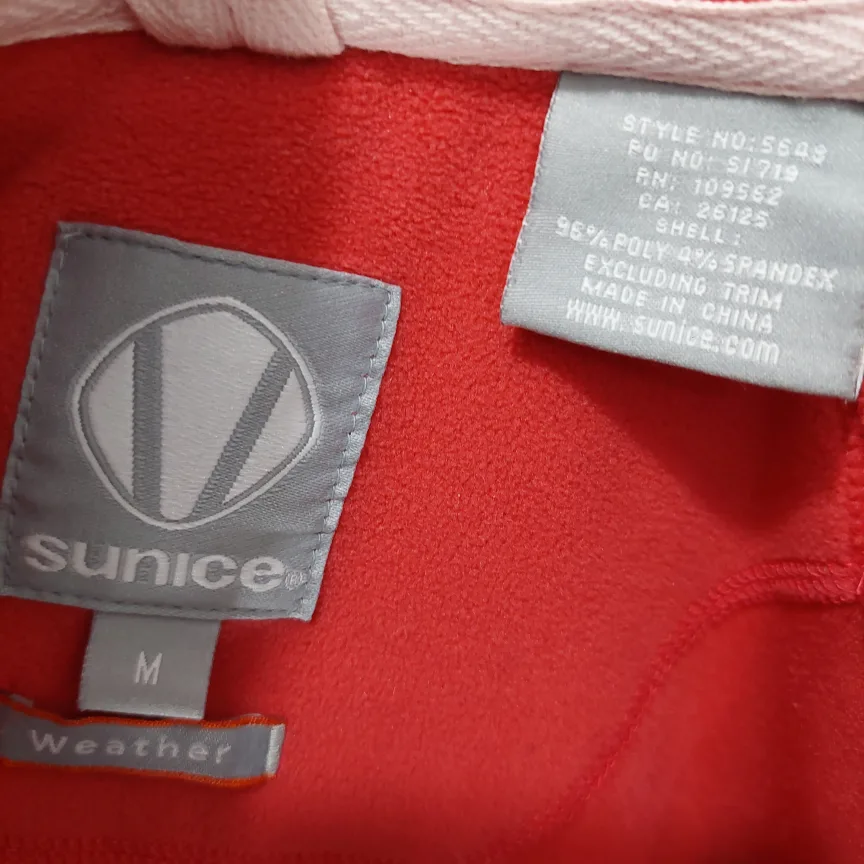 Sunice Junior Women's Pink Fleece Jacket Size M image indicator(5)