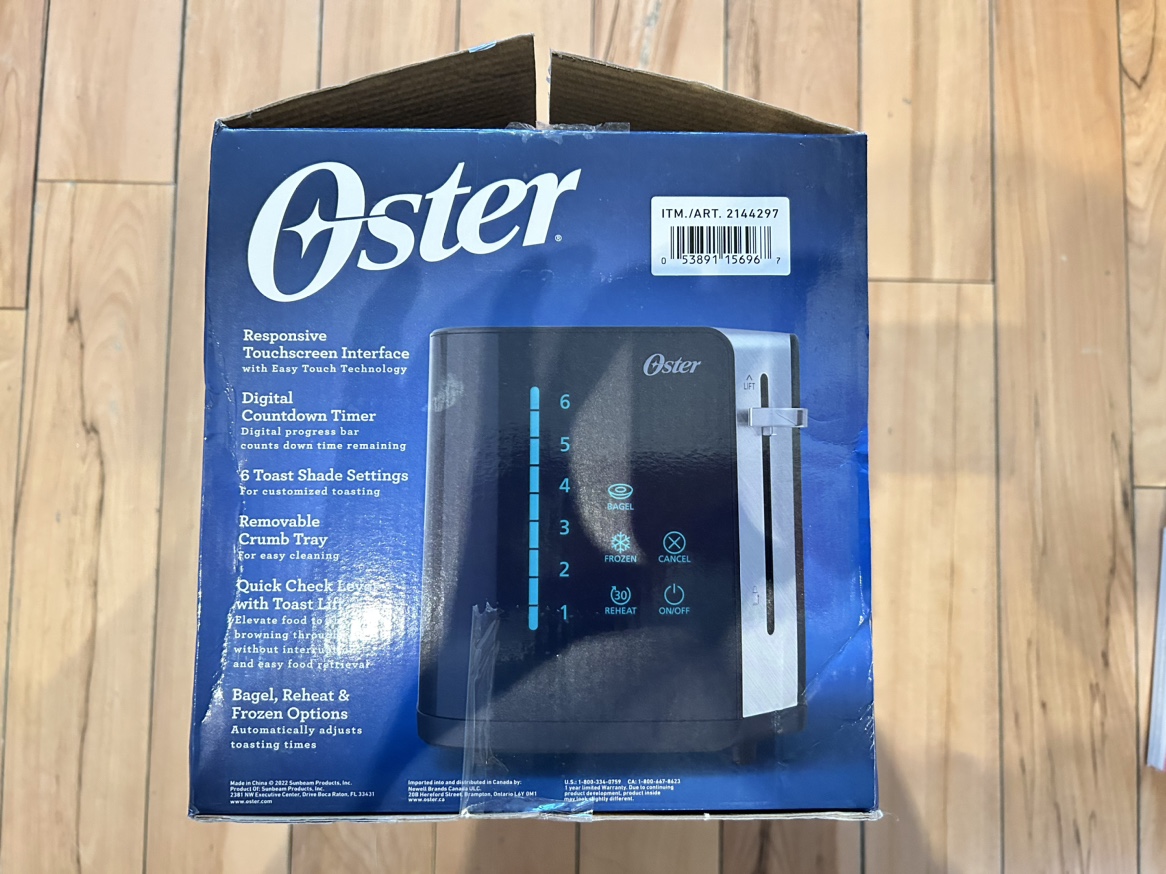 Oster Two-Slice Touchscreen Toaster - photo 2