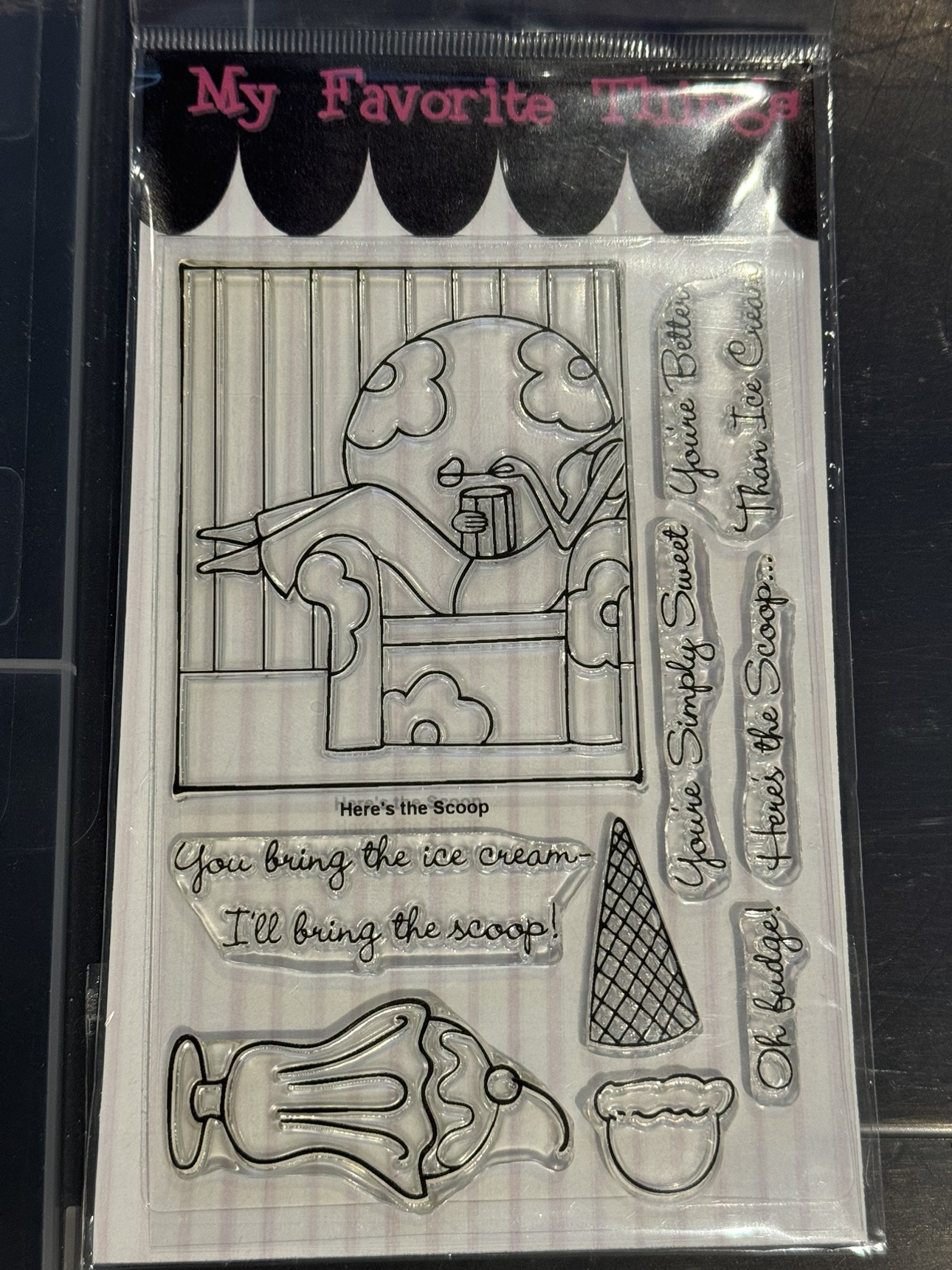 New MFT “Here’s the Scoop” Unmounted Stamp Set (Retired)