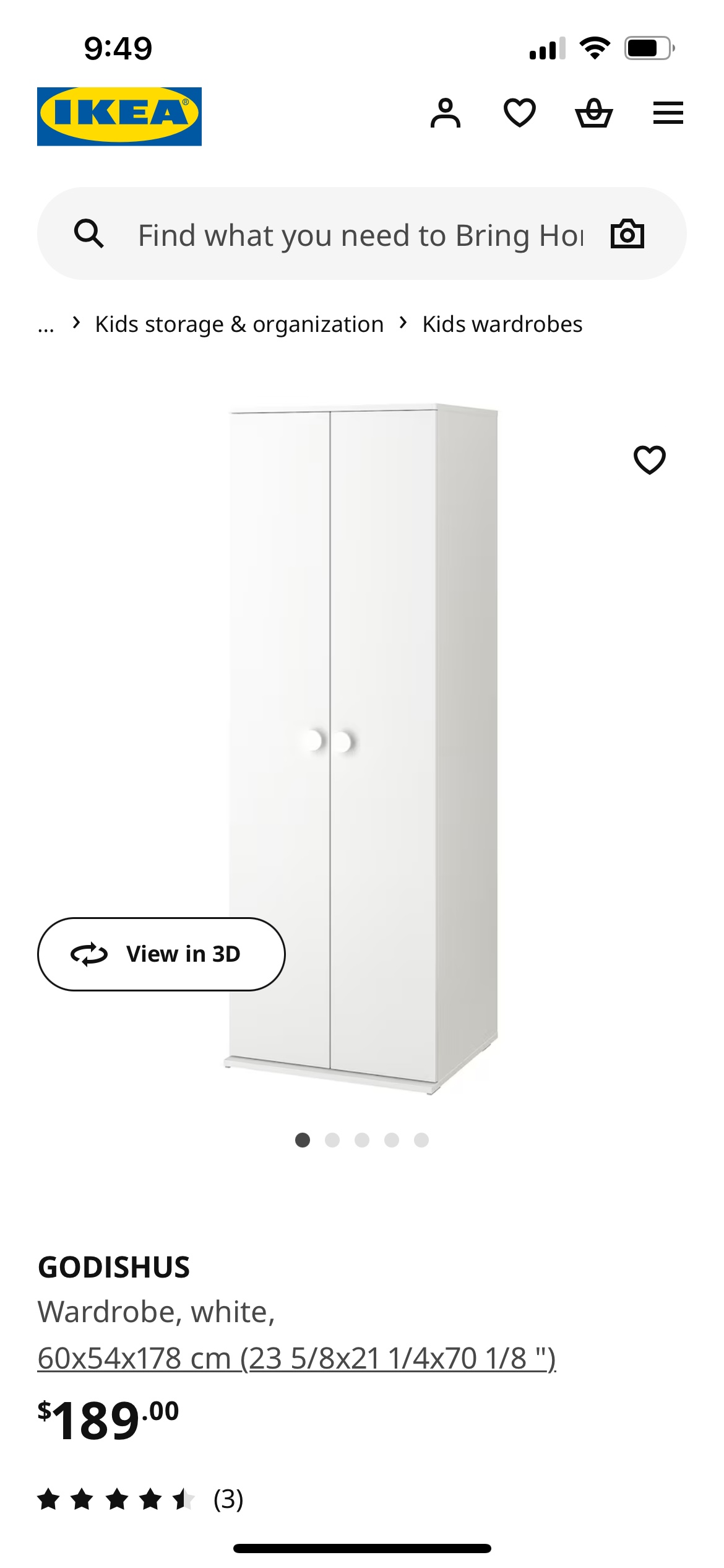 IKEA Godishus Wardrobe