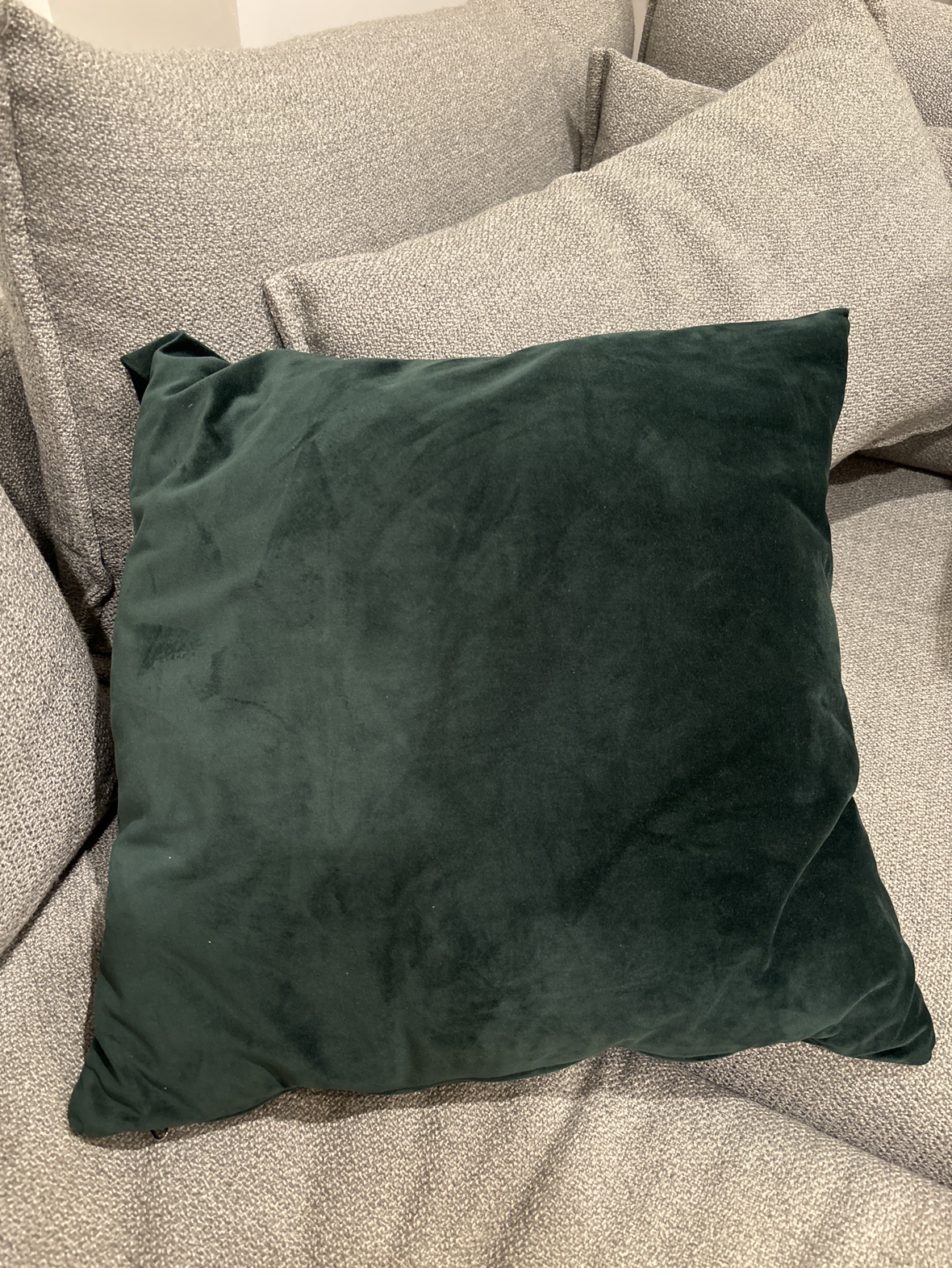 Green Velvet Pillow
