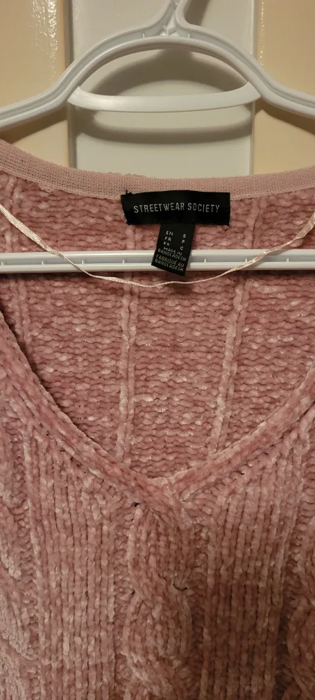 Pink Cable Knit Sweater image indicator(2)