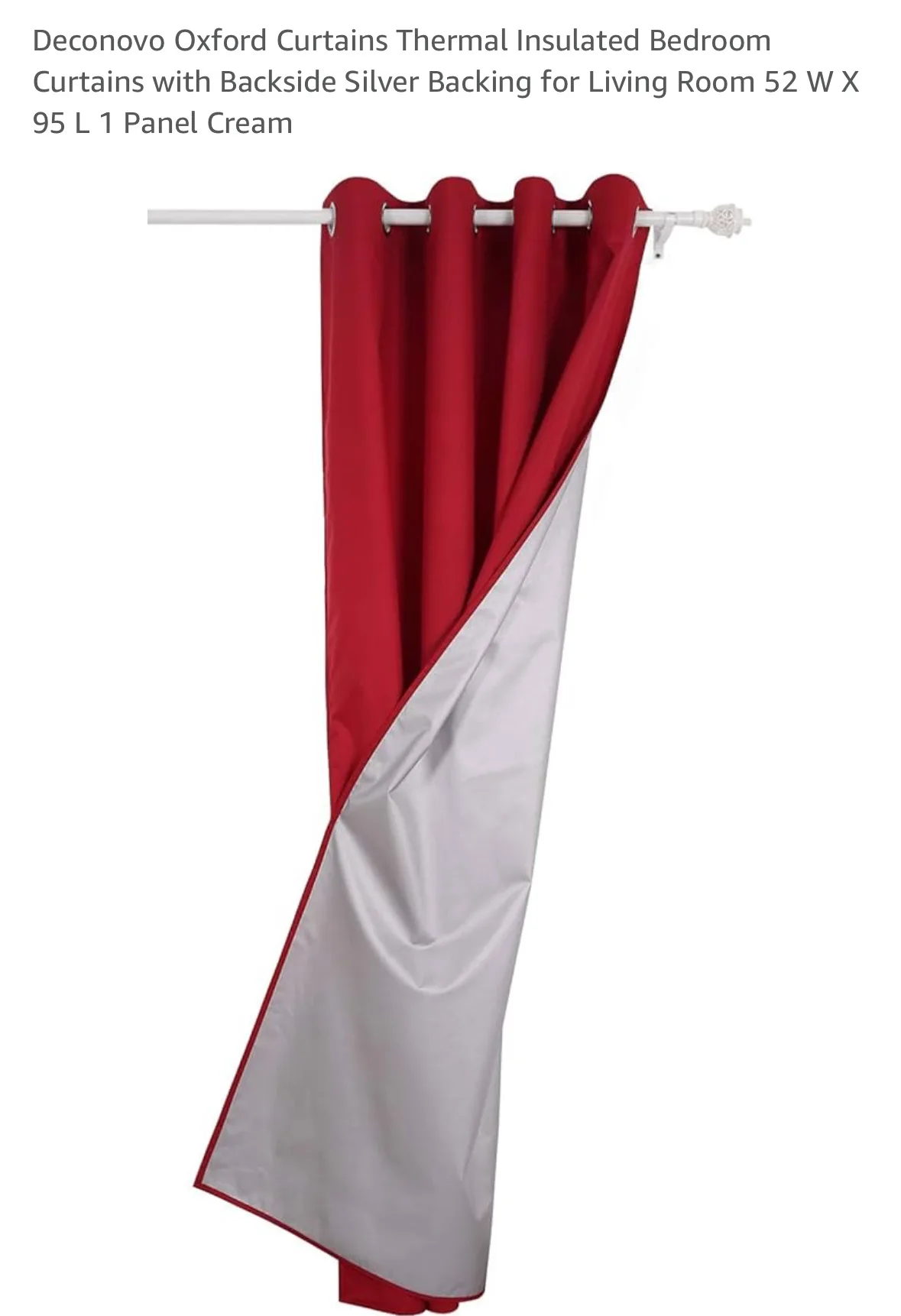Red Grommet Curtains thumbnail