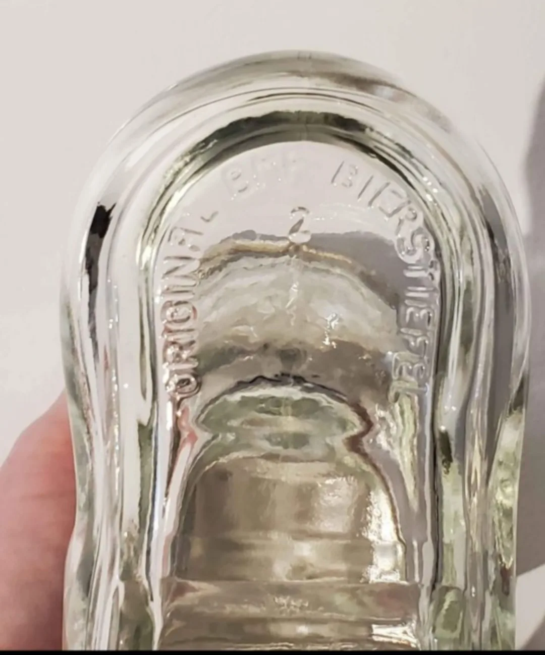 Vintage BMF Bierstiefel West Germany Glass Boot Beer Stein image indicator(6)