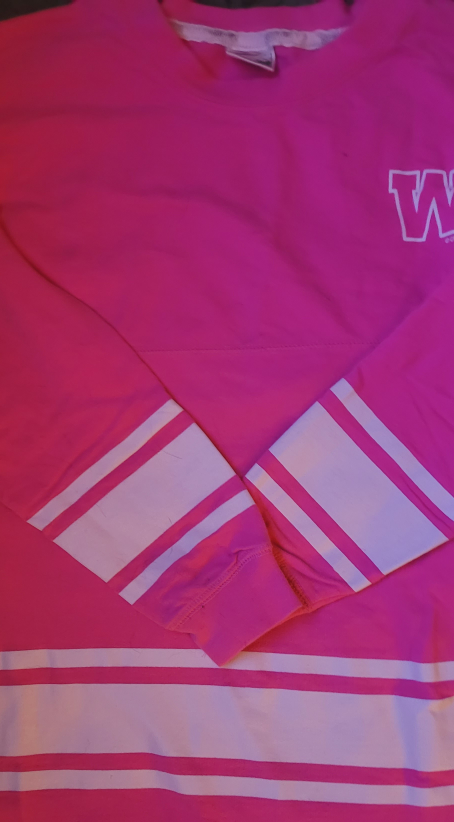 Pink Winnipeg Blue Bombers Football Long Sleeve Shirt - photo 2