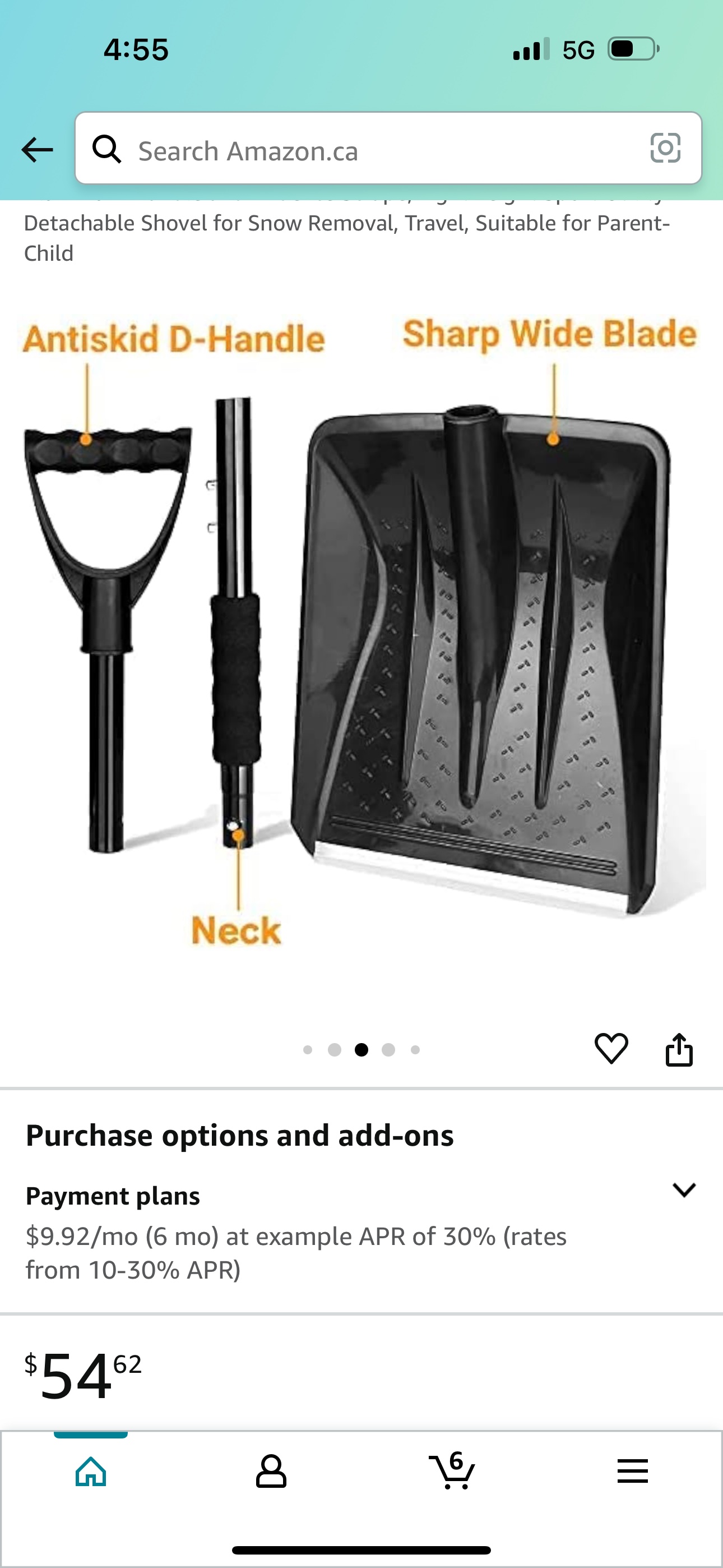 Detachable Snow Shovel - photo 4