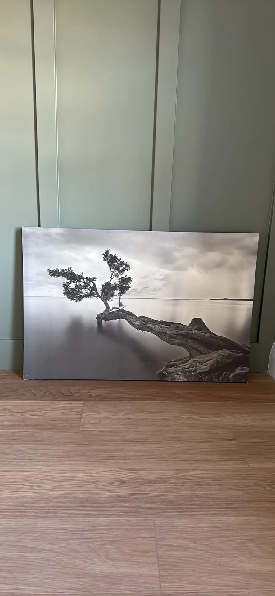 Black and White Tree Canvas Wall Art thumbnail