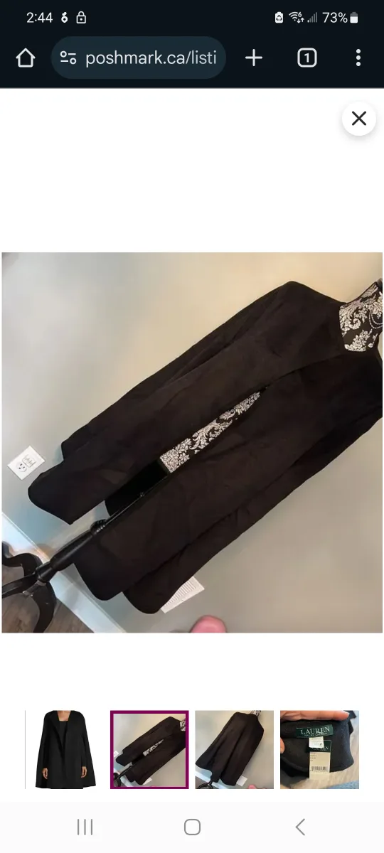 Ralph Lauren Black Cape thumbnail