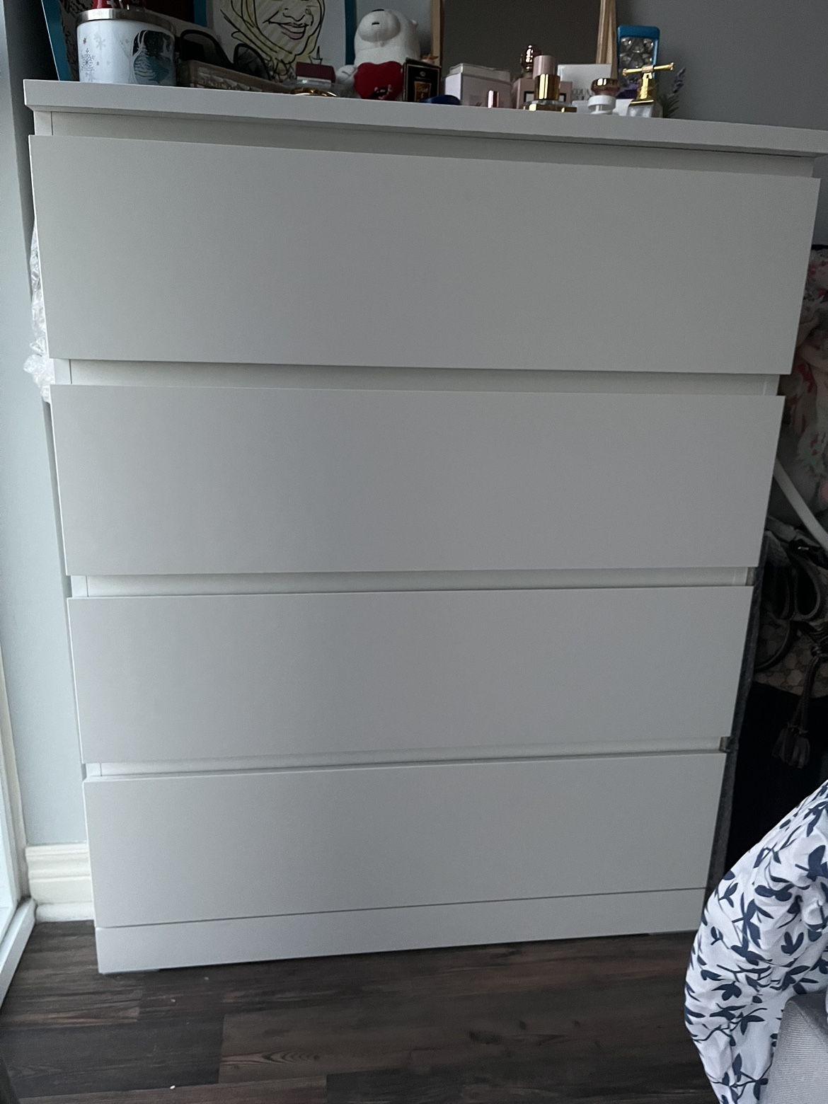 White 4-Drawer Dresser from IKEA