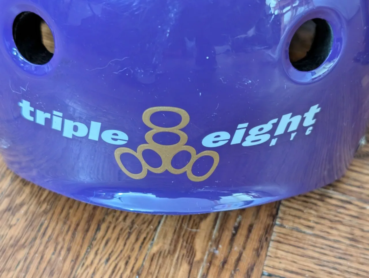 Triple Eight Purple Skateboard Helmet image indicator(2)