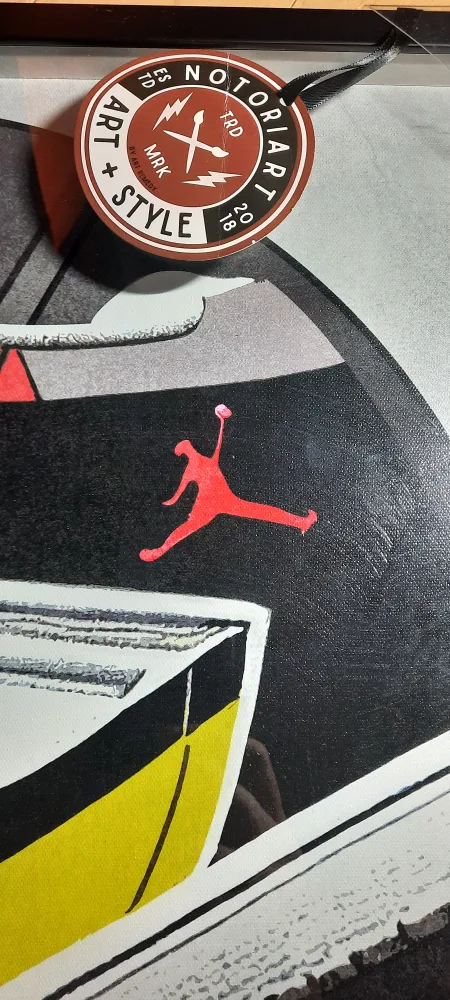 Brand New Notoriart Framed Jordan 1 Canvas Art image indicator(3)