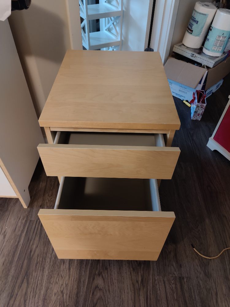 Two Drawer Filing Cabinet - photo 2