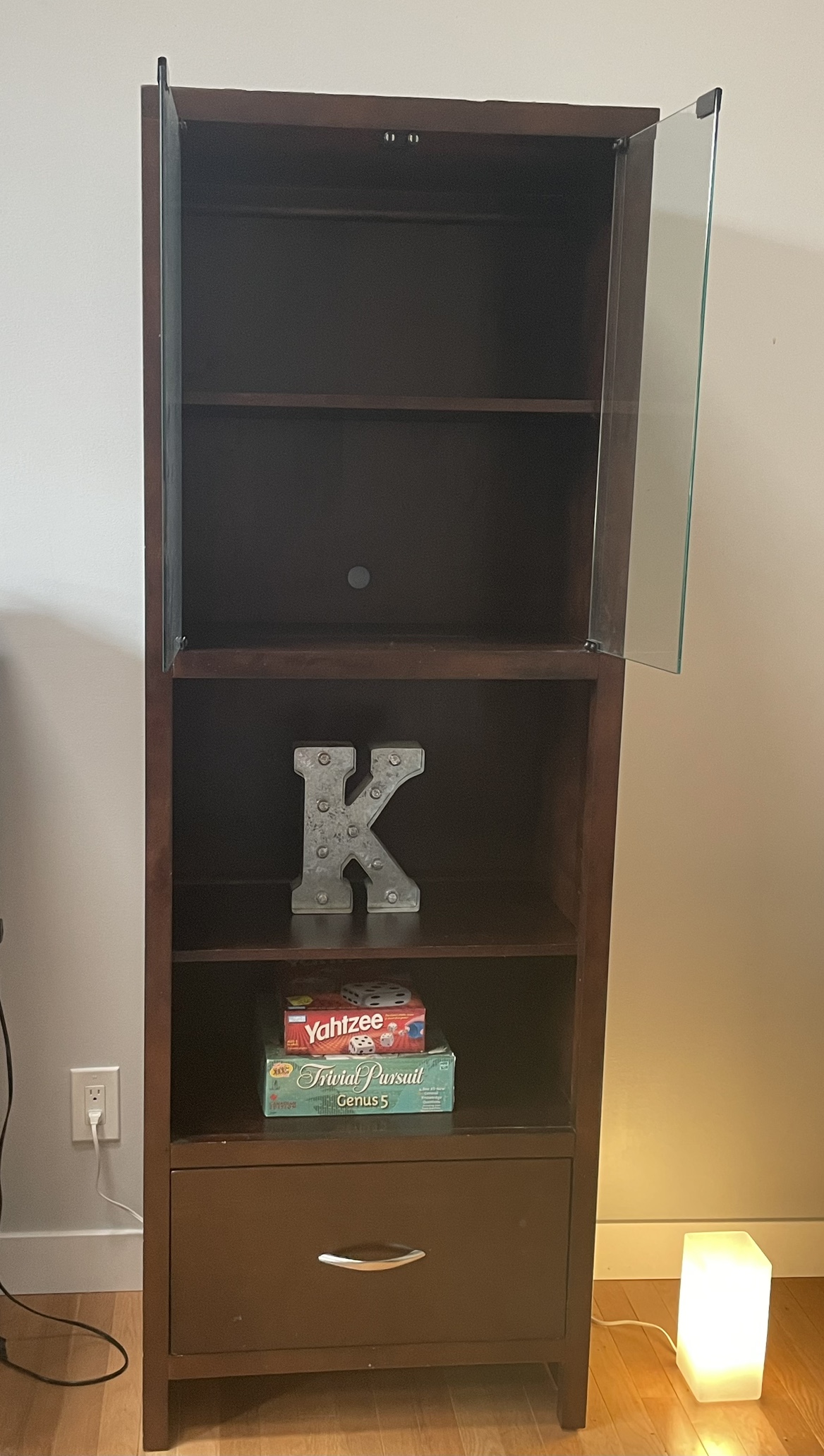Brown Bookcases with Drawer