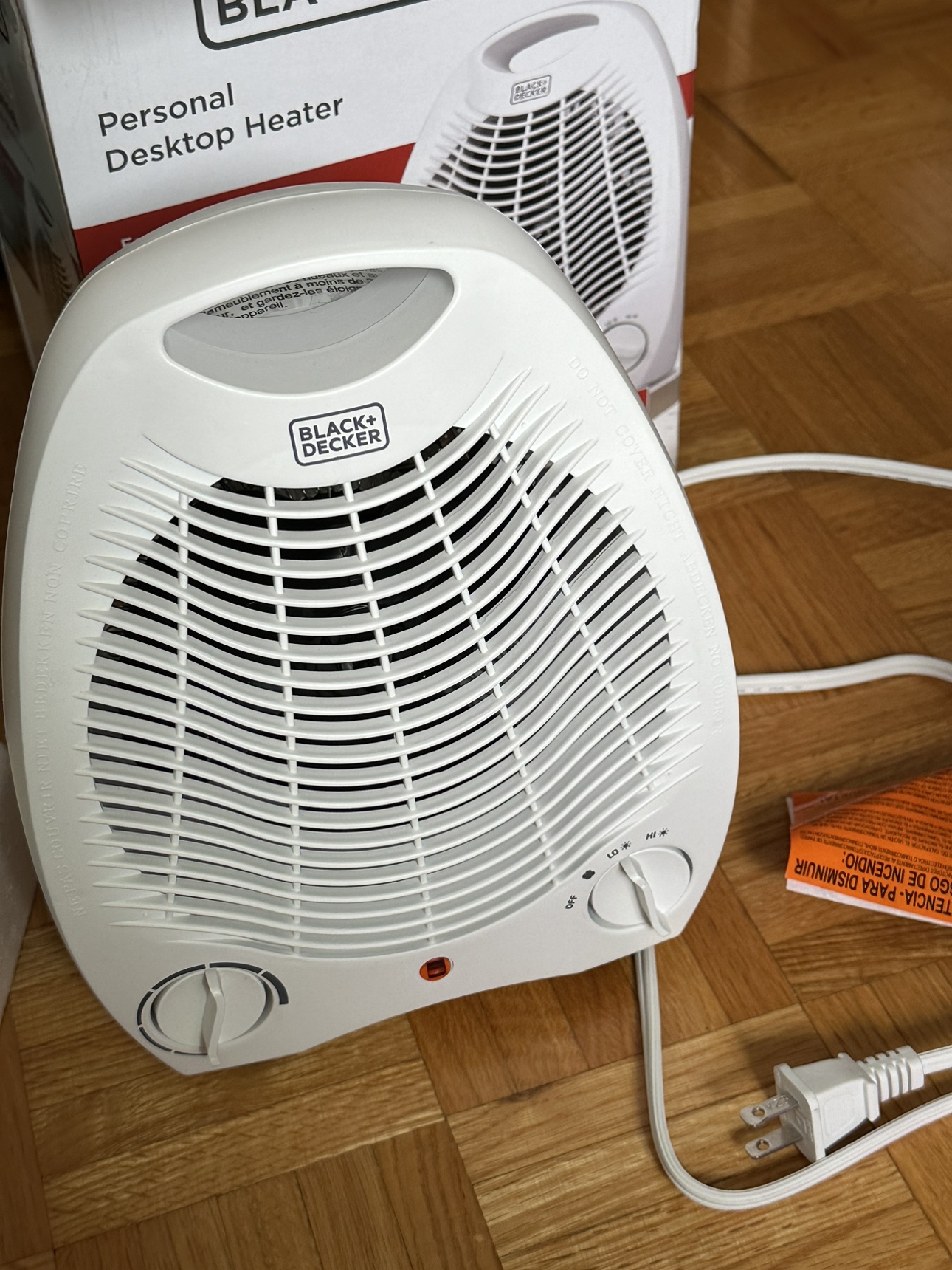 Black + Decker Personal Desktop Heater
