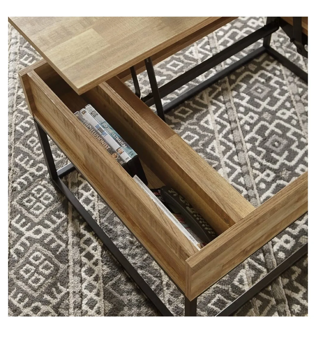 Signature Design by Ashley - Gerdinet Lift Top Coffee Table image indicator(3)