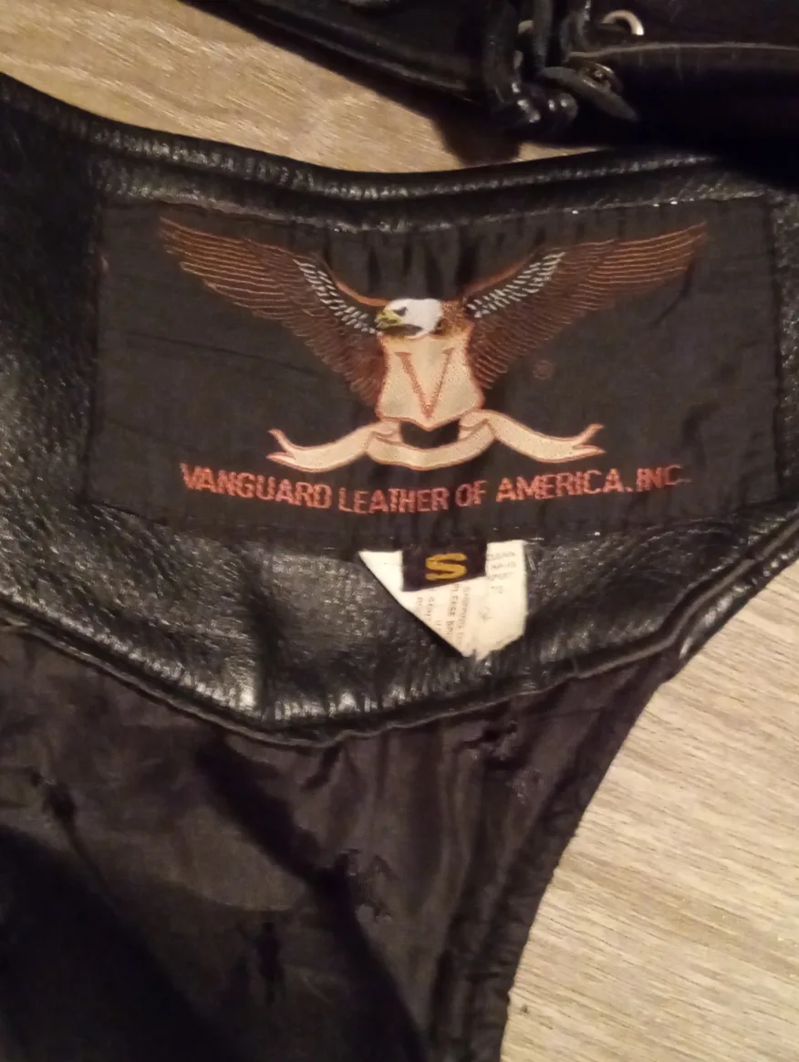 Vanguard Leather of America Cowhide Leather Chaps image indicator(2)