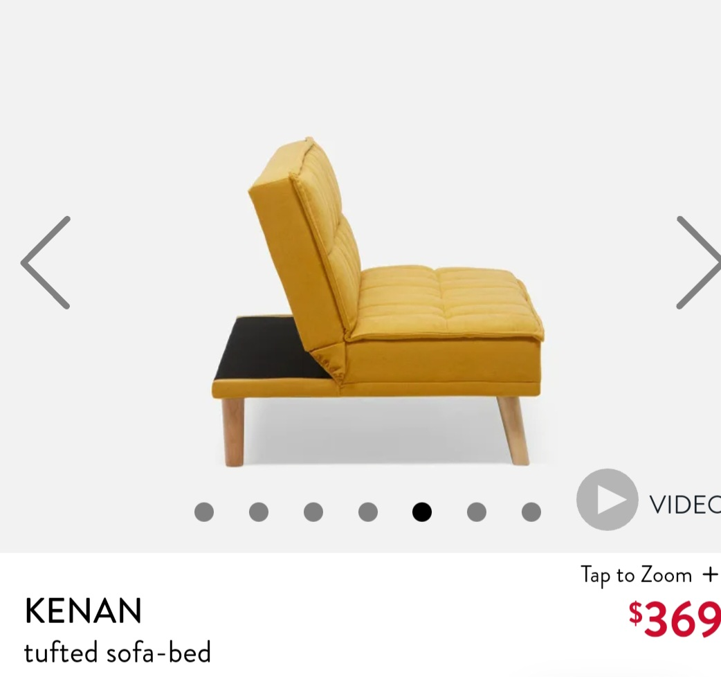 Structube-KENAN Tufted Sofa Bed - photo 4