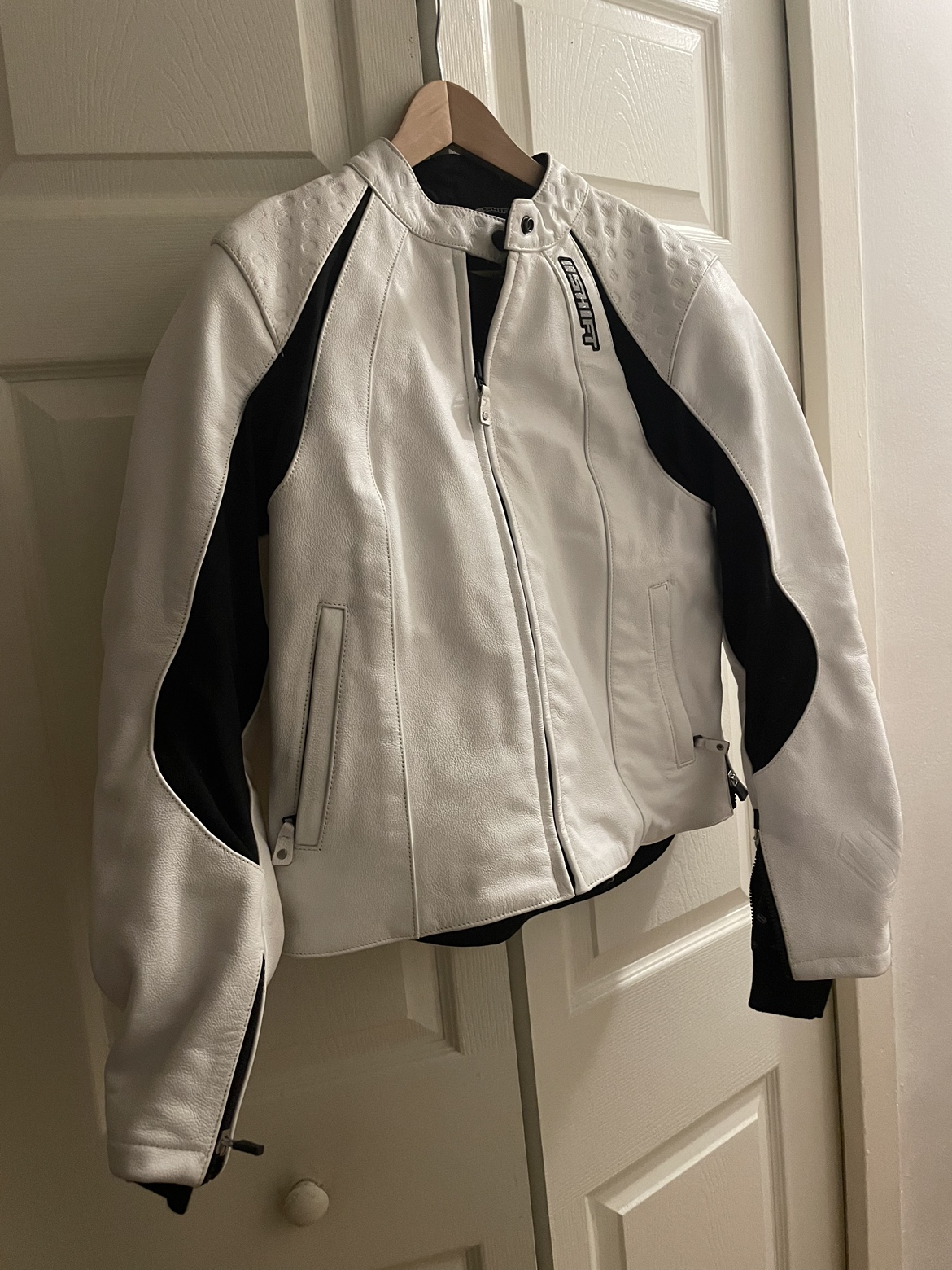 iShift Women's Leather Motorcycle Jacket