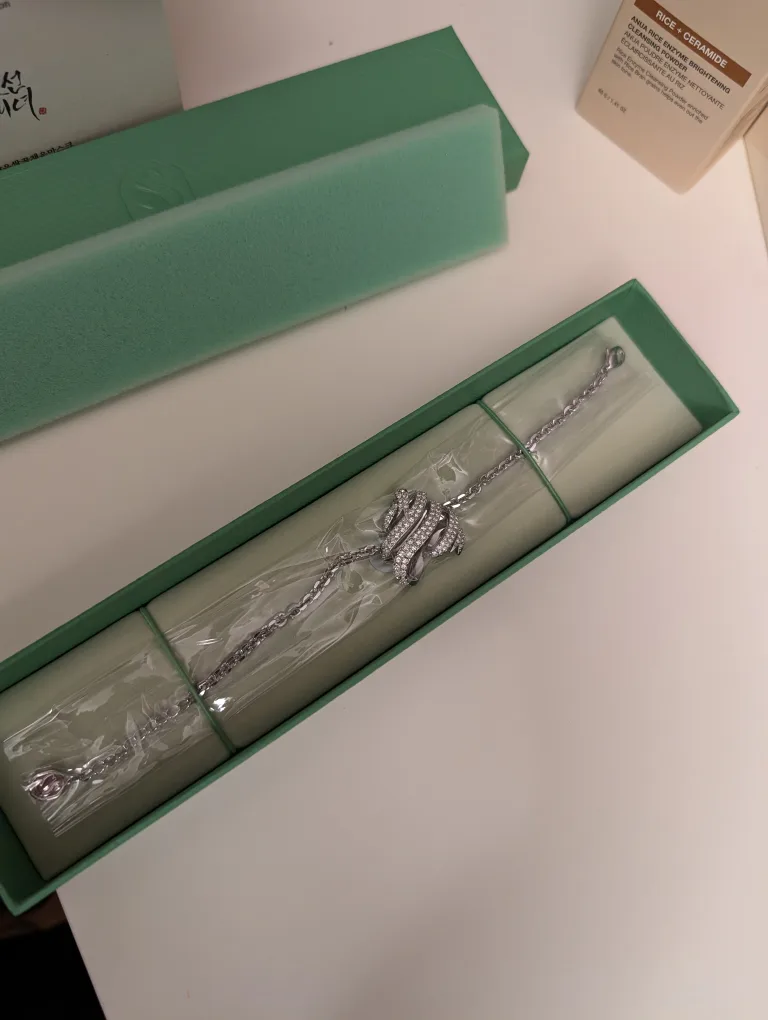 Swarovski Silver bracelet with crystal accents image indicator(2)