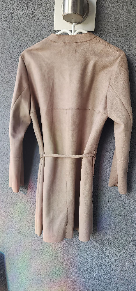 Suede Jacket with Belt - Size 12 - photo 3