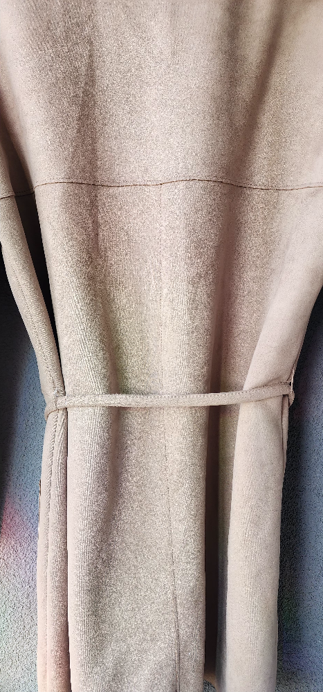 Suede Jacket with Belt - Size 12 - photo 4