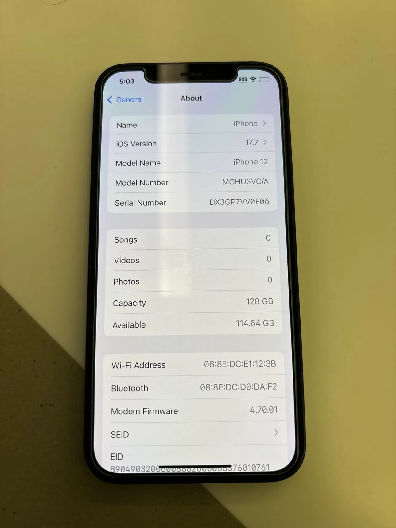 iPhone 12 128GB thumbnail