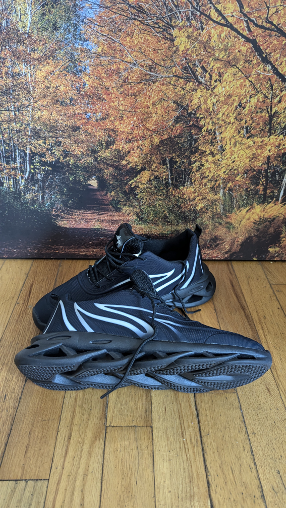 Black and White Running Shoes - photo 3