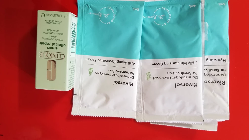 Clinique Smart Clinical Repair Serum and RiverSol Samples
