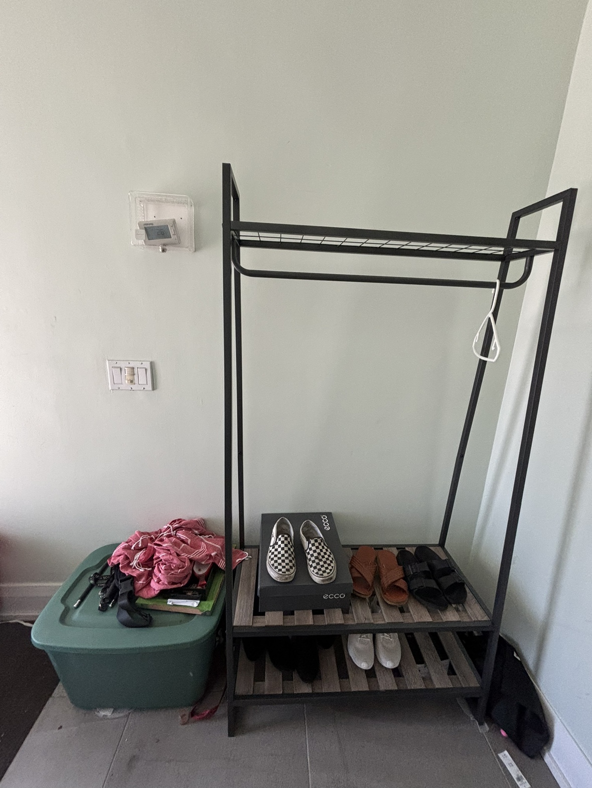 Metal Coat Rack with Shoe Shelf - MOVING SALE - photo 2