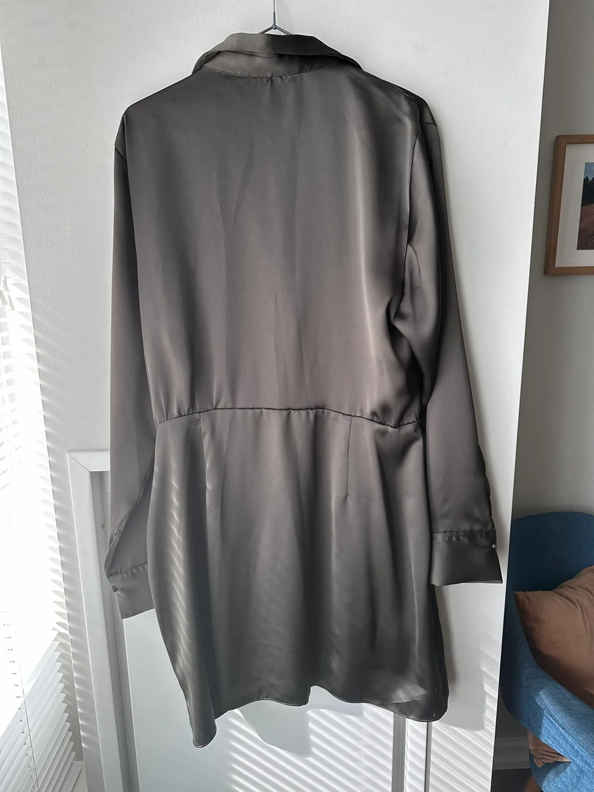 Zara Satin Dress - Size L image indicator(3)