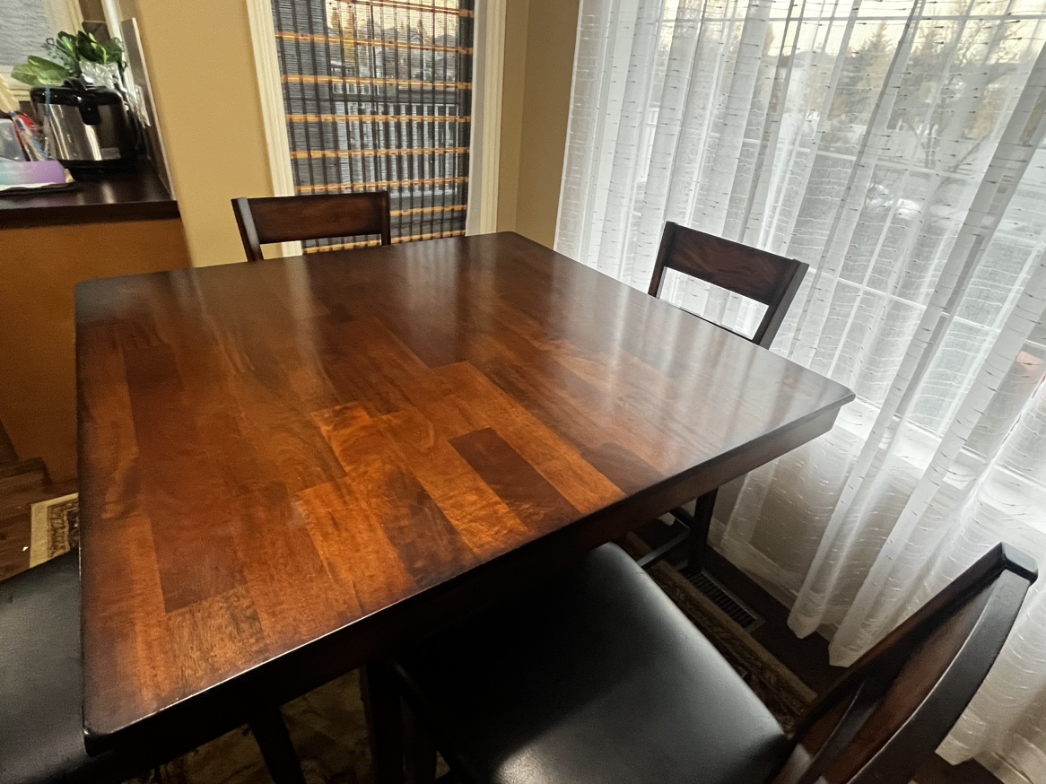 Square Dining Table and 4 Chairs - photo 4