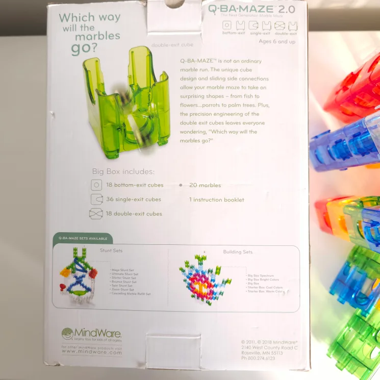 Q-BA-MAZE 2.0 Big Box Marble Run image indicator(6)
