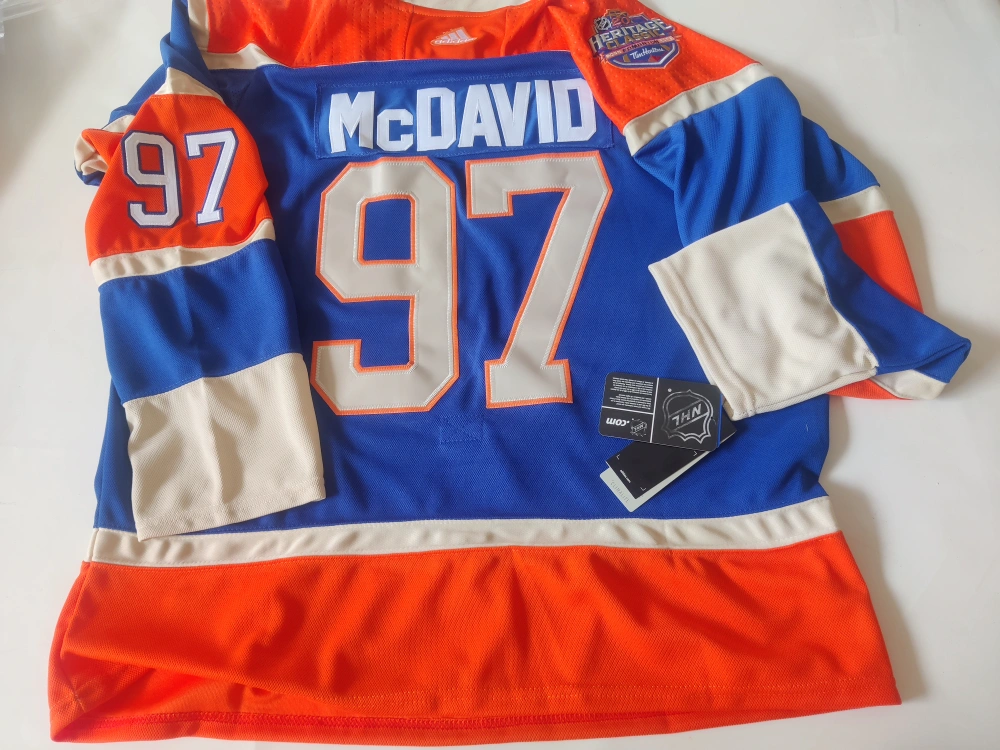 Edmonton Oilers Heritage Classic McDavid Jersey Karrot