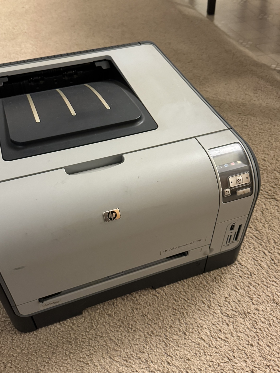 HP Color LaserJet CP1518ni Printer #freecycle
