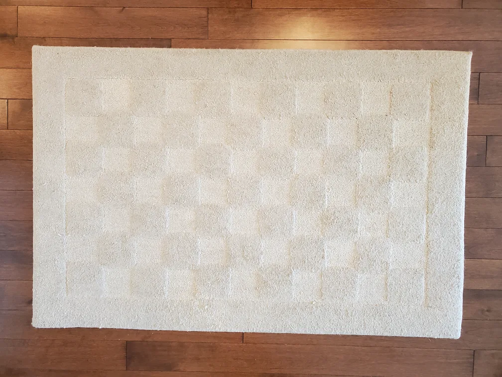 Beige Area Rug, machine washable image indicator(2)