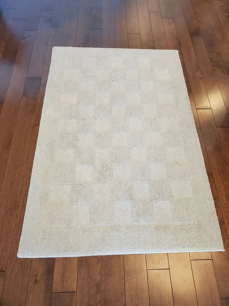 Beige Area Rug, machine washable thumbnail