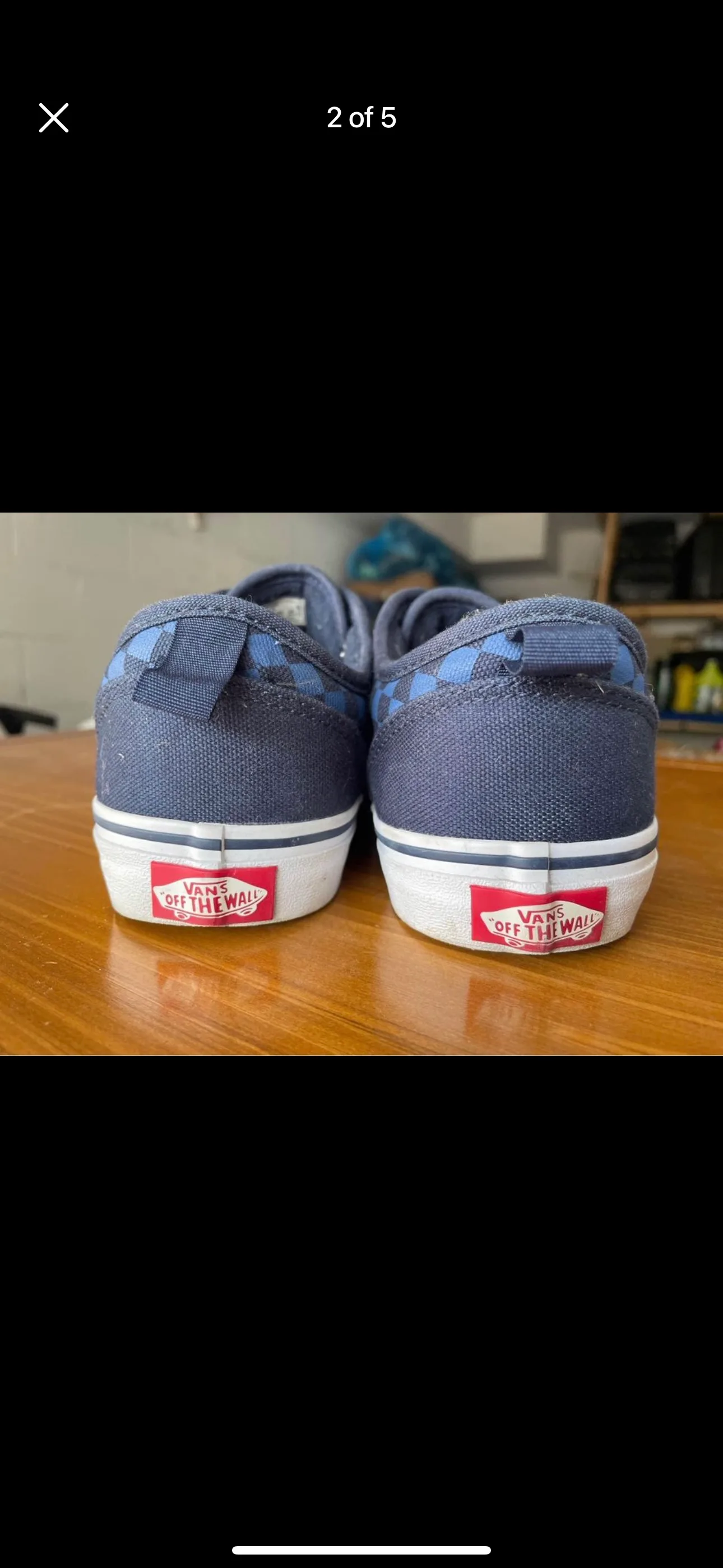 Vans Checkerboard Blue and Yellow Sneakers image indicator(3)