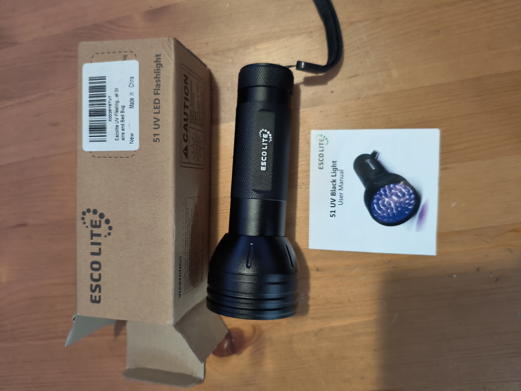 51 UV Blacklight Flashlight