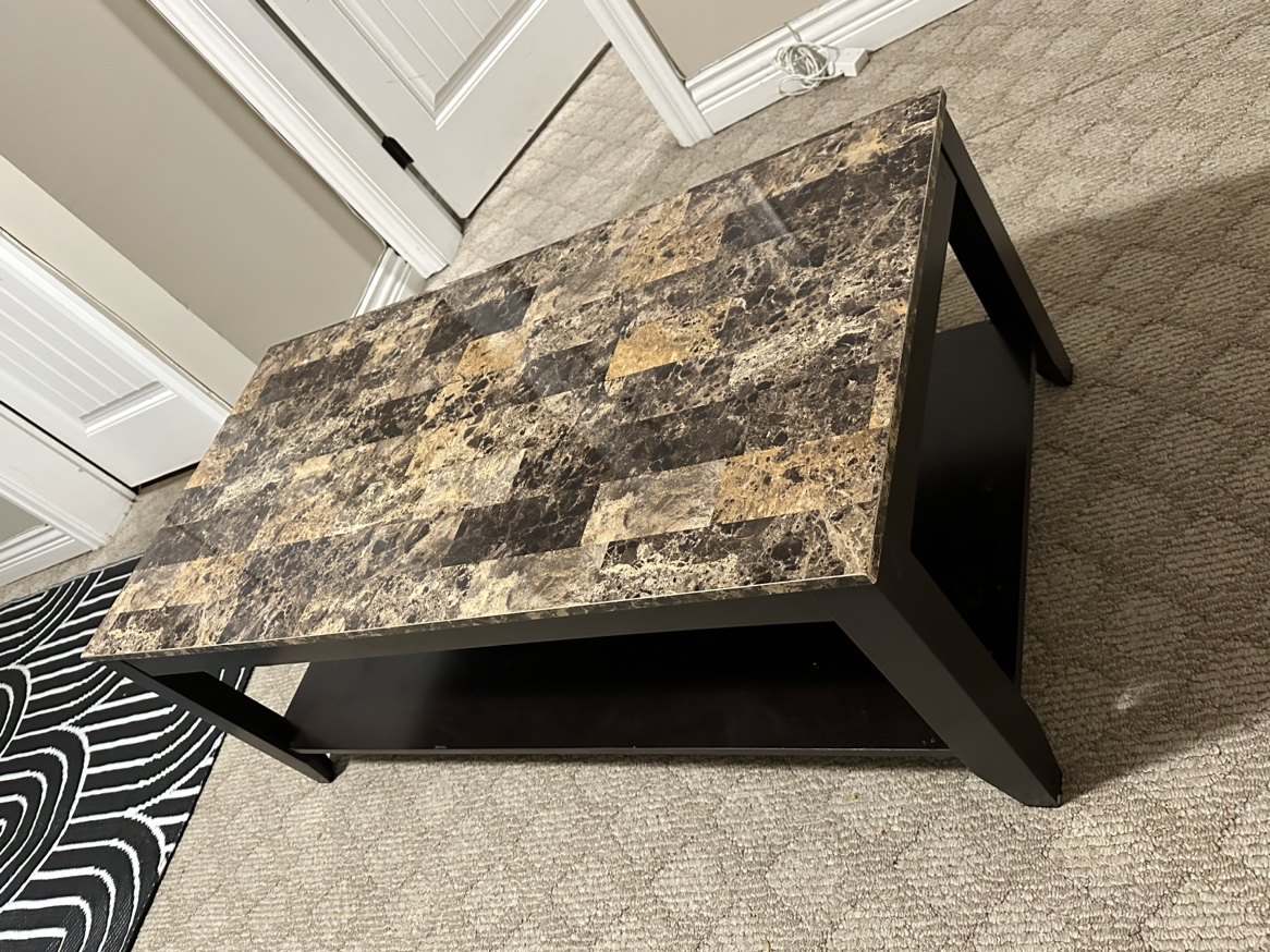 Marble Top Coffee Table - photo 2