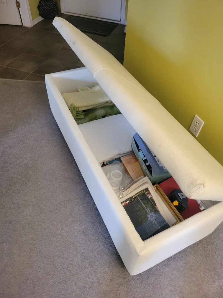 White Storage Ottoman image indicator(2)