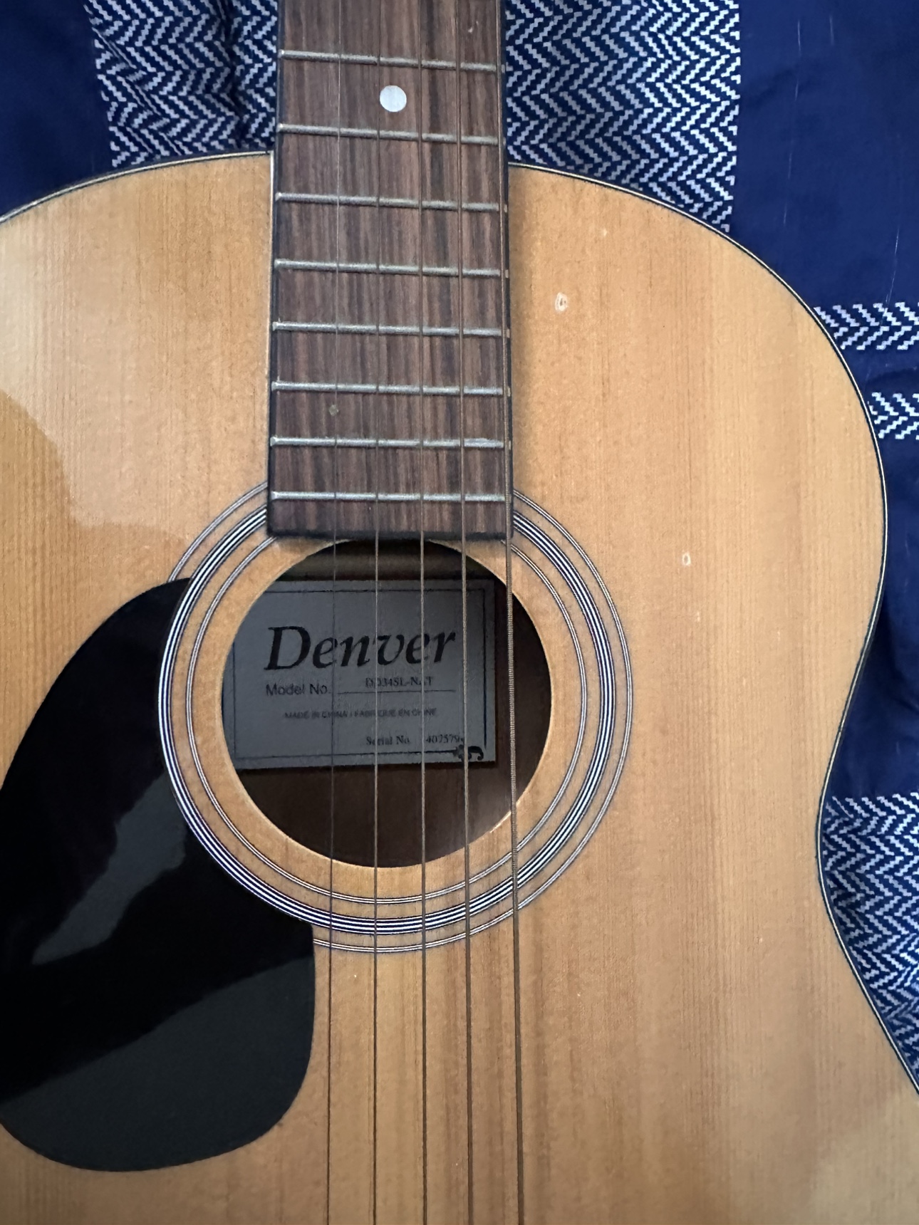 Denver Acoustic Guitar - photo 3