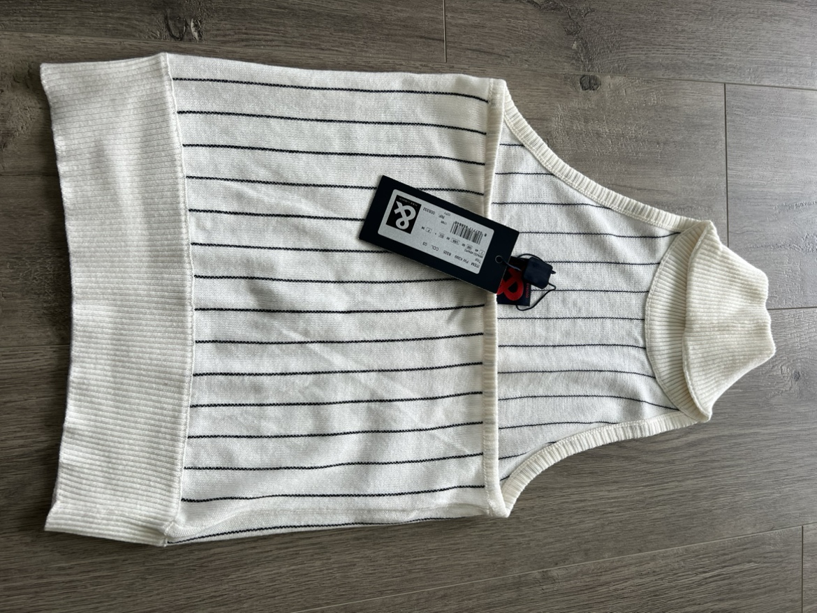 Dolce & Gabbana White Striped Sleeveless Sweater - photo 5