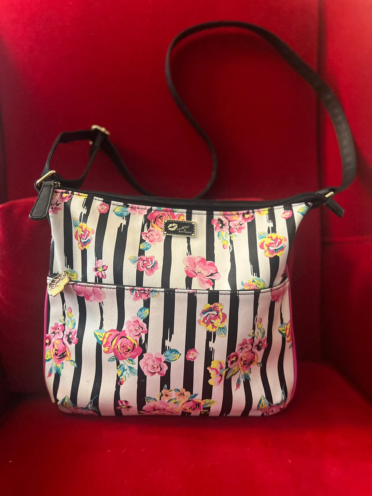 Betsy Johnson Crossbody Handbag Purse thumbnail