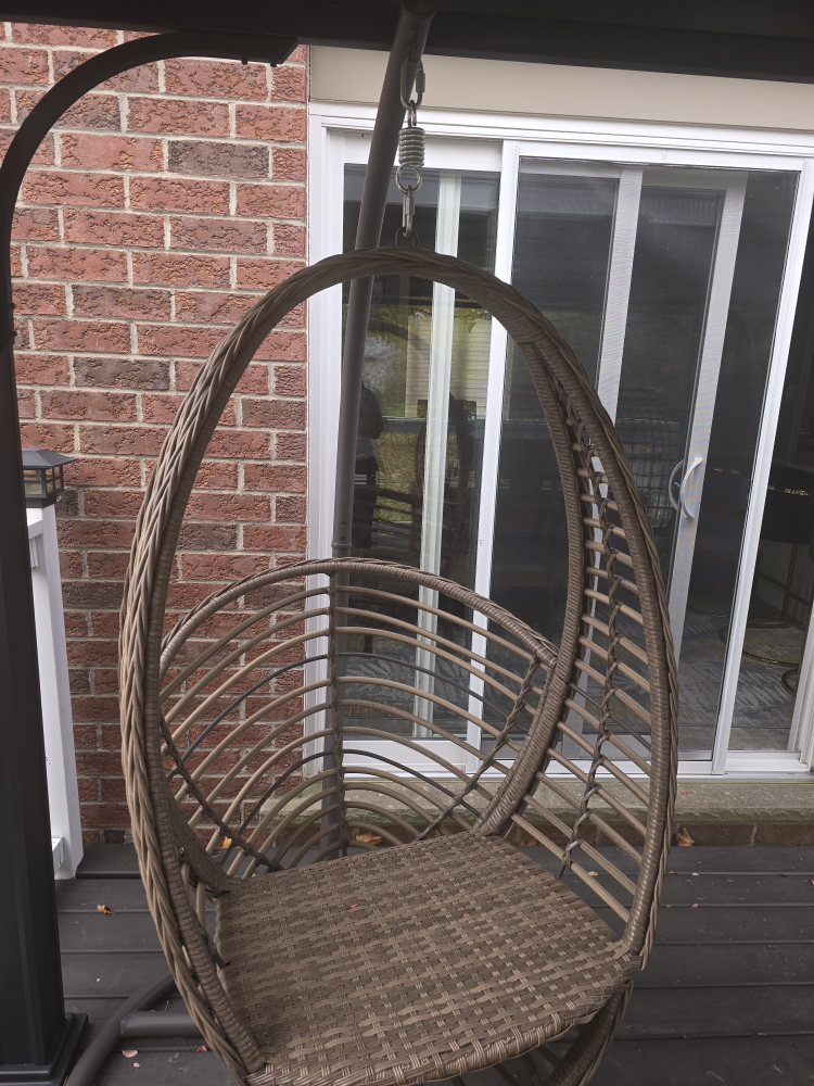 Wicker Egg Swing Chair - photo 3