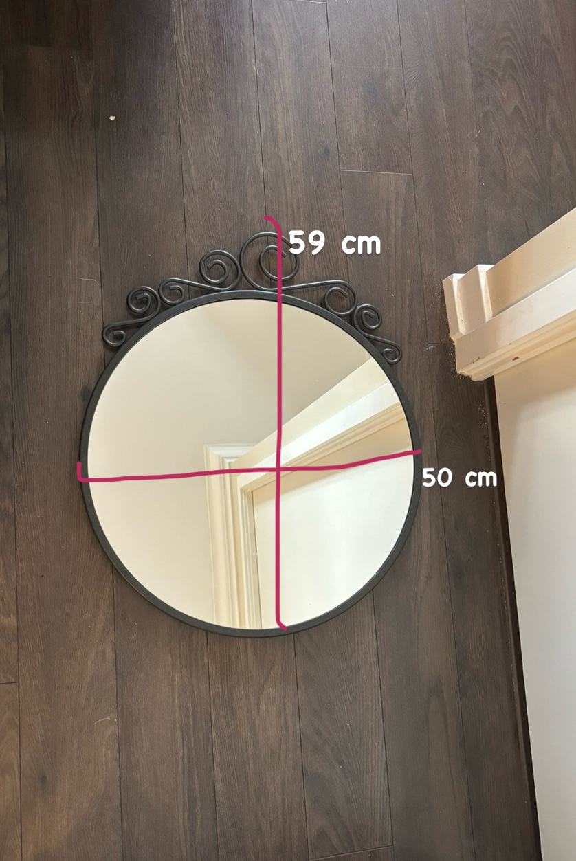 Round Ornate Mirror - MOVING SALE - photo 3