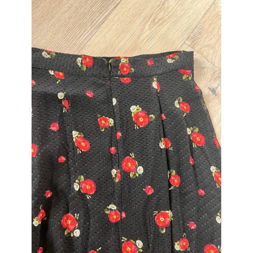 Brand New The Kooples Women's Silk Midi Skirt - photo 2