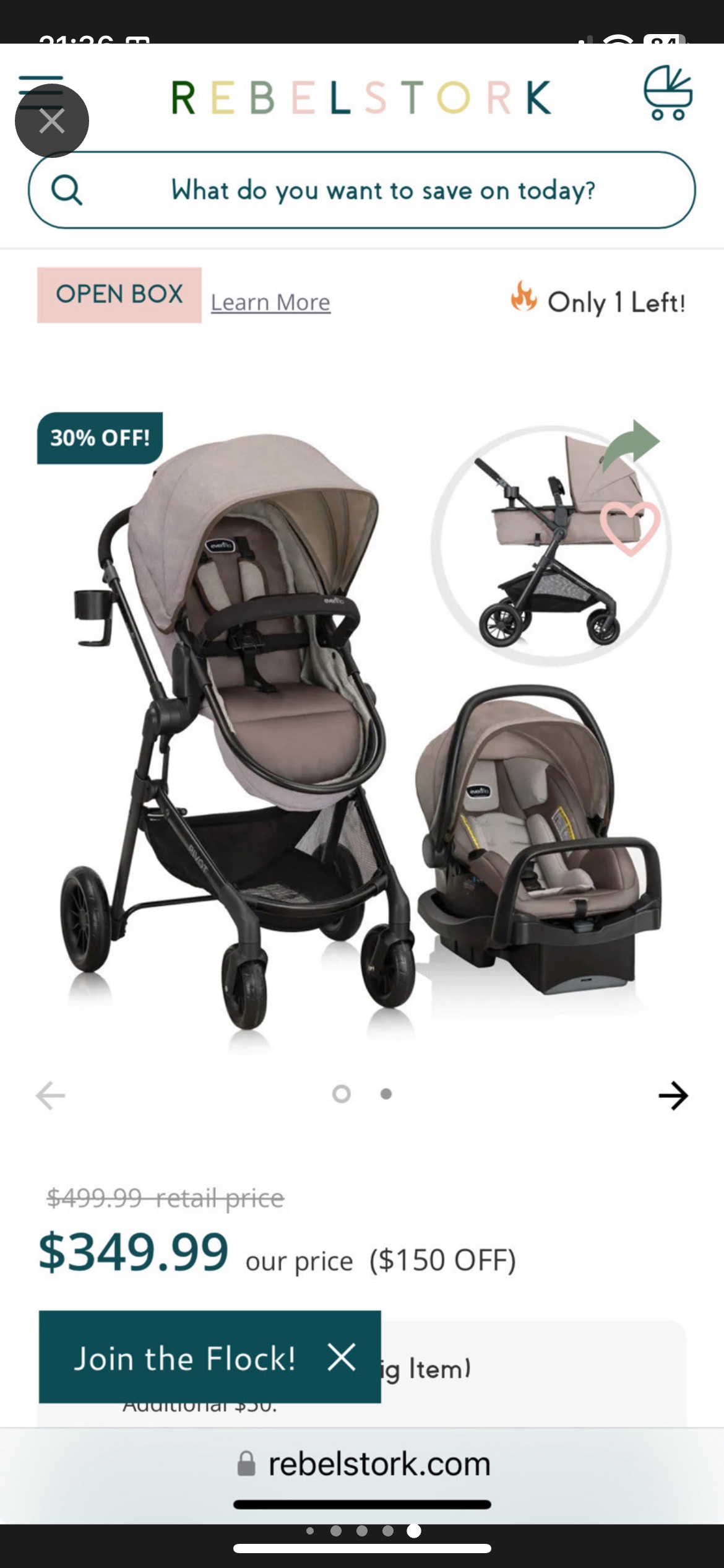 evenflow Povit stroller