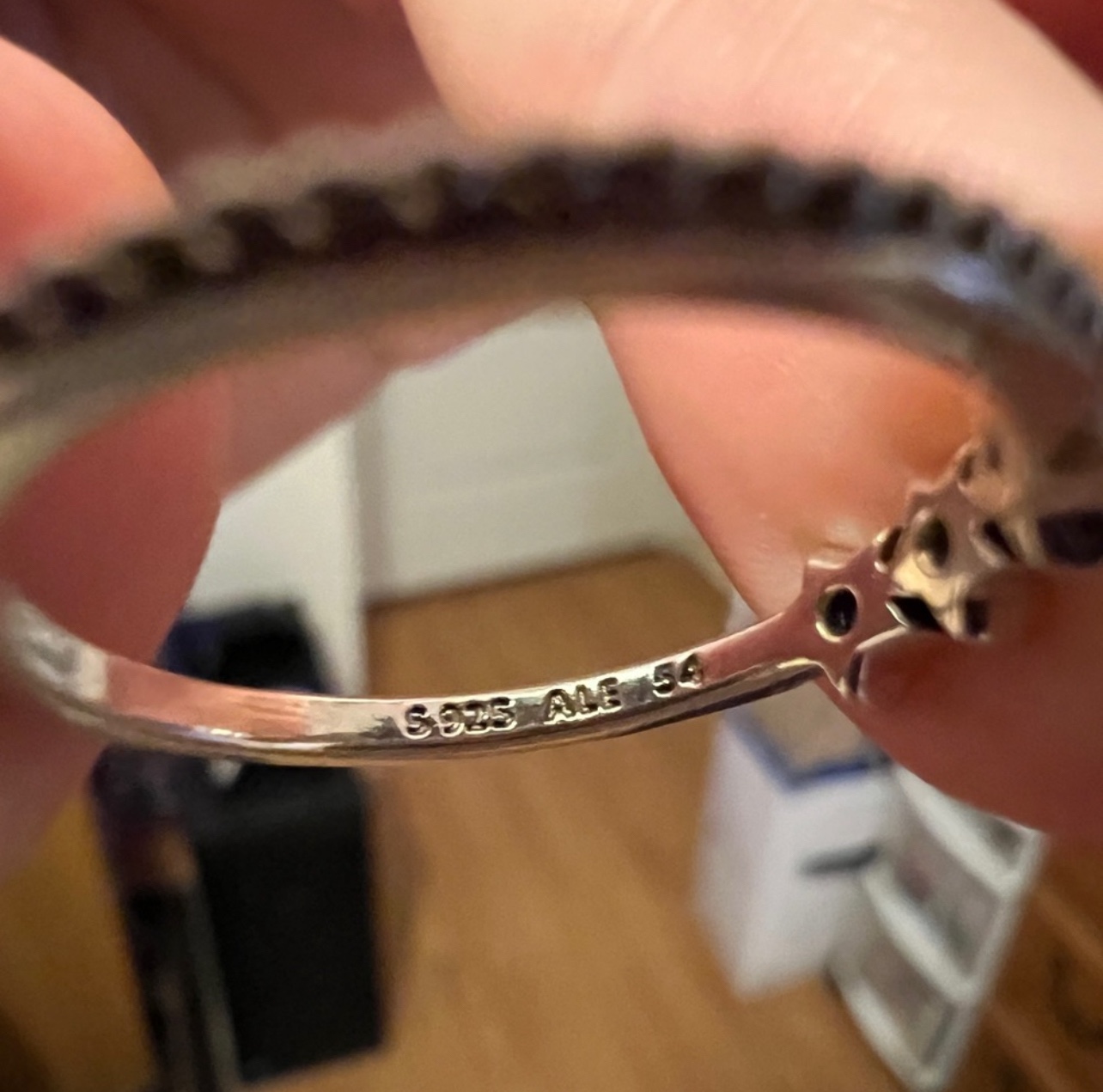 Authentic Pandora Sterling Silver Celestial Stars Ring - photo 4
